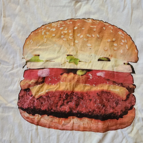 Muscle Tee / Hamburger / Food / Graphic / Large - Picture 2 of 3
